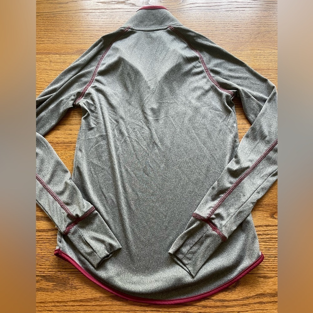 Colosseum Florida State/ FSU boys 1/4 zip with thumb holes-SMALL-GRAY - Picture 3 of 12